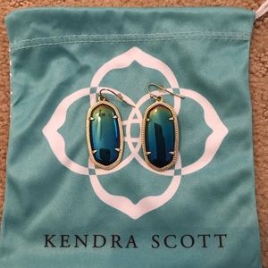 Kendra Scott Elle drop gold earrings